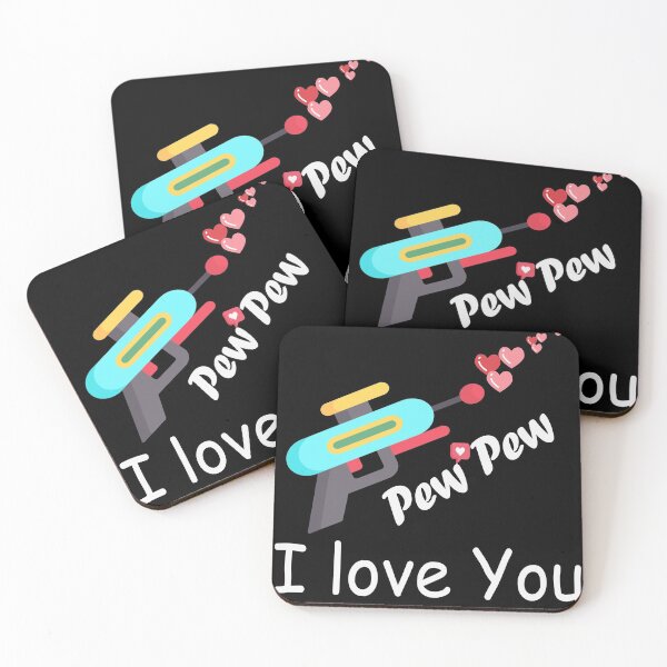 Item preview, Pew Pew I Love You Funny Valentines Day  designed and sold by boyastore.
