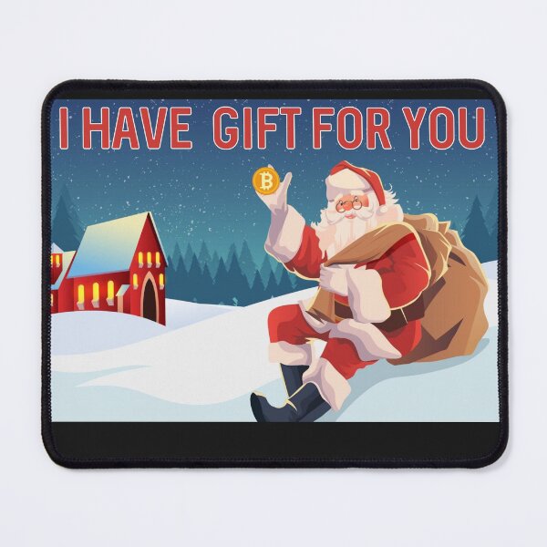 Item preview, Funny xmas Santa Claus With BTC Gift for Crypto Trader designed and sold by ProtonProject.