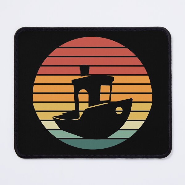 Item preview, Distressed Vintage 3D printer benchy sunset for the maker quote designed and sold by gut2000.