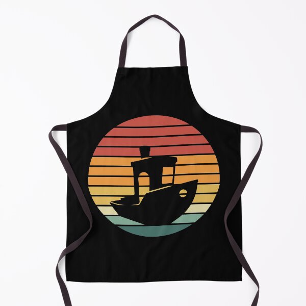 Item preview, Distressed Vintage 3D printer benchy sunset for the maker quote designed and sold by gut2000.