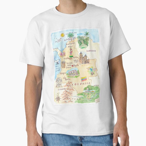 Item preview, Colombia Map Painting designed and sold by nicknickb.