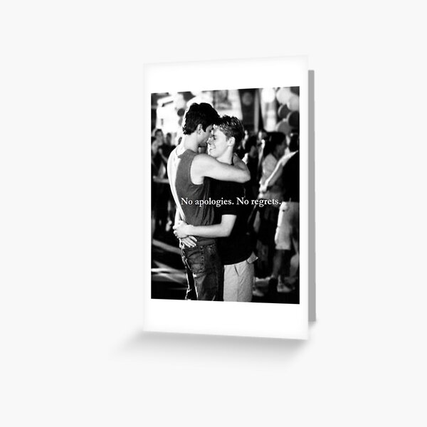 No apologies. No regrets. Greeting Card