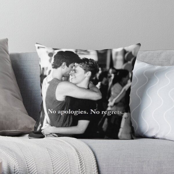 No apologies. No regrets. Throw Pillow