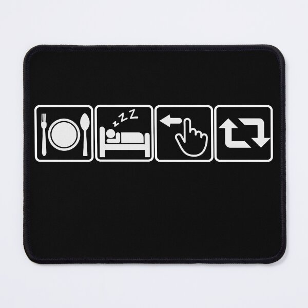 Item preview, Eat, Sleep, Swipe Left, Repeat, Funny Dating, Online Dating, Tinder, Single, First Date, Funny Valentine's Gift designed and sold by RisingFrequency.
