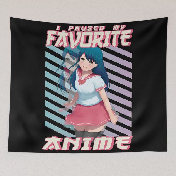Item preview, I pause my favorite anime for you- anime lover-funny retro Japanese text style retro design. designed and sold by Rajpramanik.
