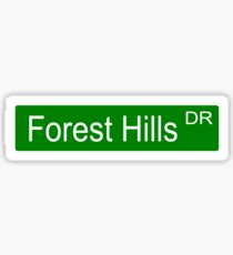 J Cole Street Sign Sticker
