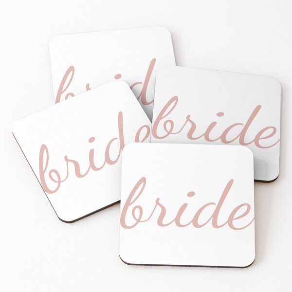 Item preview, Bride Dusty Rose Cursive designed and sold by opptop.