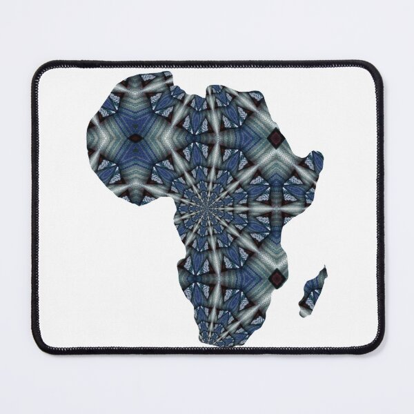 Item preview, African Continent with Ankara Print - Colorful Patterns. designed and sold by NaniniDesigns.