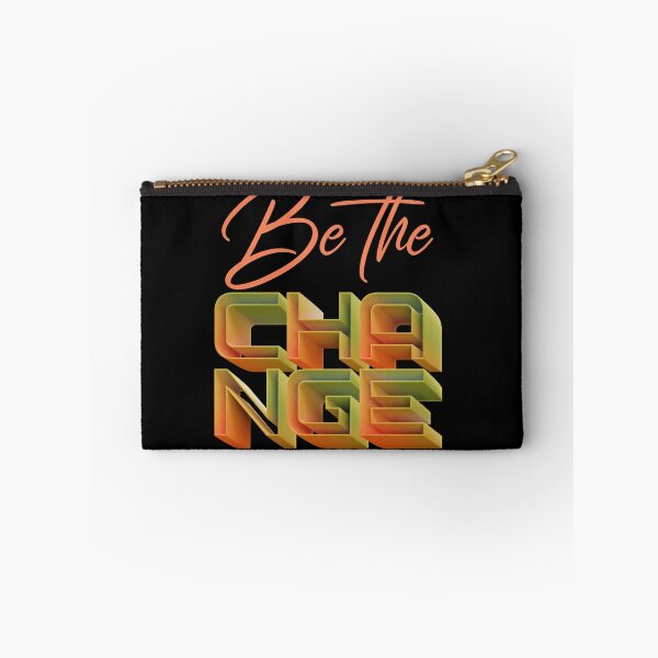 Item preview, Be The Change Inspiration Motivation Positive Vibes designed and sold by Paula Helit.