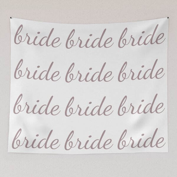 Item preview, Bride Mauve Cursive designed and sold by opptop.