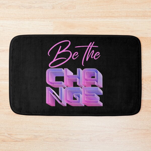 Item preview, Be The Change Inspiration Motivation Positive Vibes designed and sold by Paula Helit.
