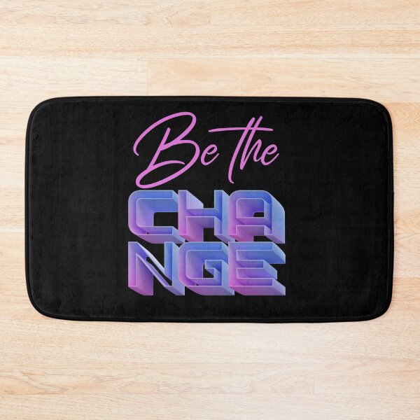 Item preview, Be The Change Inspiration Motivation Positive Vibes designed and sold by Paula Helit.