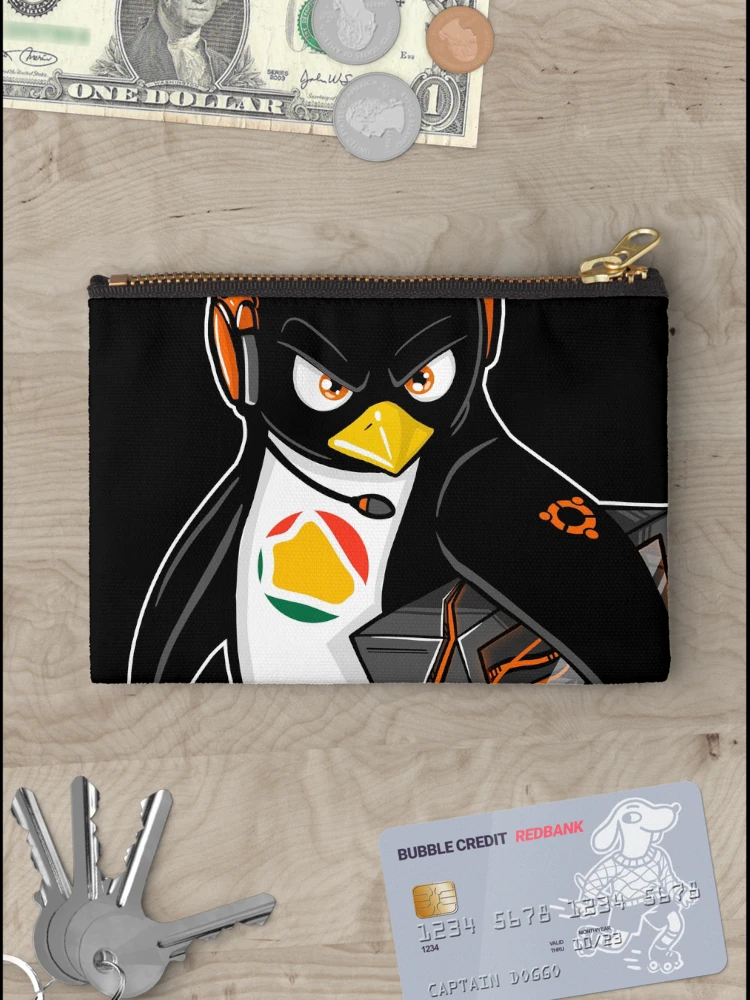 Thumbnail 3 of 4, Zipper Pouch, Linuxtech first logo designed and sold by linuxtech.