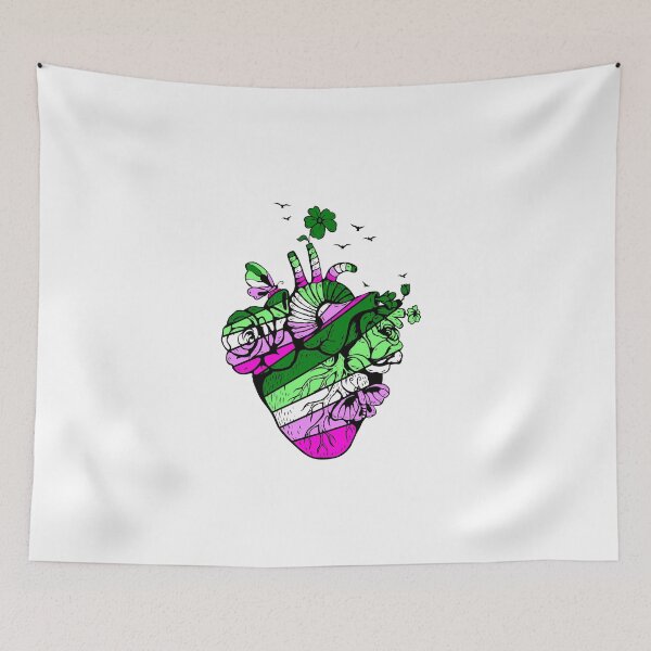 Item preview, Abrosexual Human Heart, Art, Gift Idea, Abro, Abrosexuality, Pride designed and sold by LusterCraft.