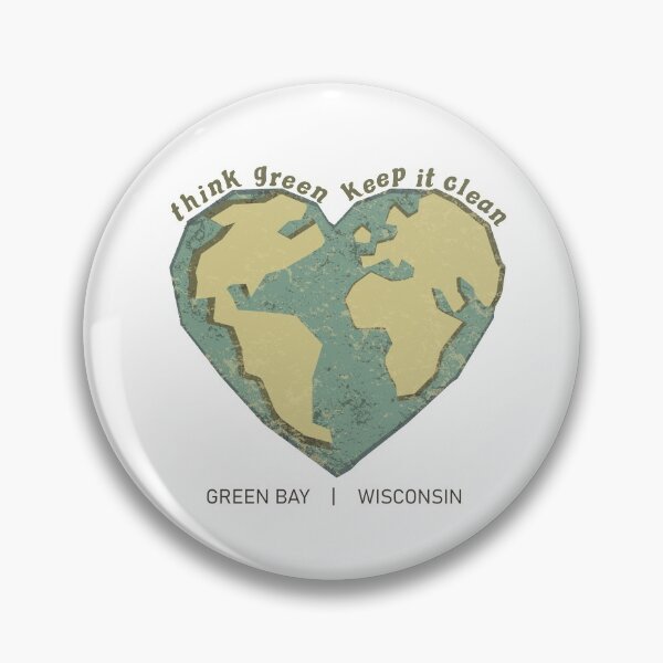 Item preview, Think Green Keep it Clean Green Bay designed and sold by GBSwagShop.