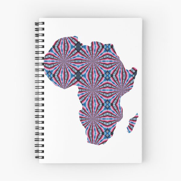 Item preview, African Continent with Ankara Print -  Colorful Patterns. designed and sold by NaniniDesigns.