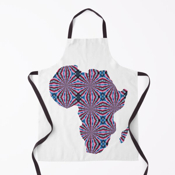 Item preview, African Continent with Ankara Print - Colorful Patterns. designed and sold by NaniniDesigns.