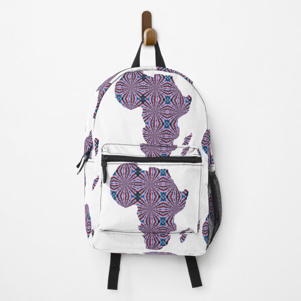 Item preview, African Continent with Ankara Print - Colorful Patterns. designed and sold by NaniniDesigns.
