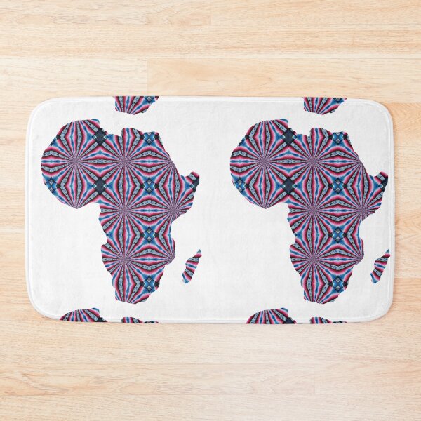 Item preview, African Continent with Ankara Print -  Colorful Patterns. designed and sold by NaniniDesigns.