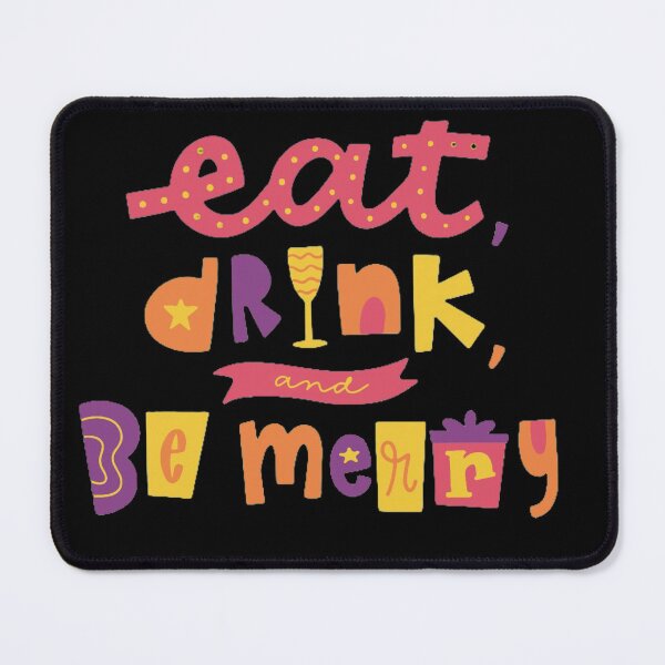 Item preview, beautiful merry christmas word "eat,drink and be merry" for christmas time designed and sold by Noor-alhuda.