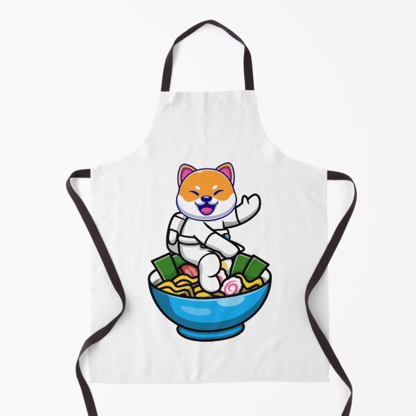 Item preview, Shiba Astronaut Enjoying Ramen designed and sold by SparrowLag.