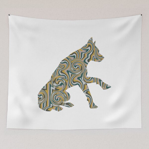 Item preview, Dog Lovers Retro Design designed and sold by RihabPrint.