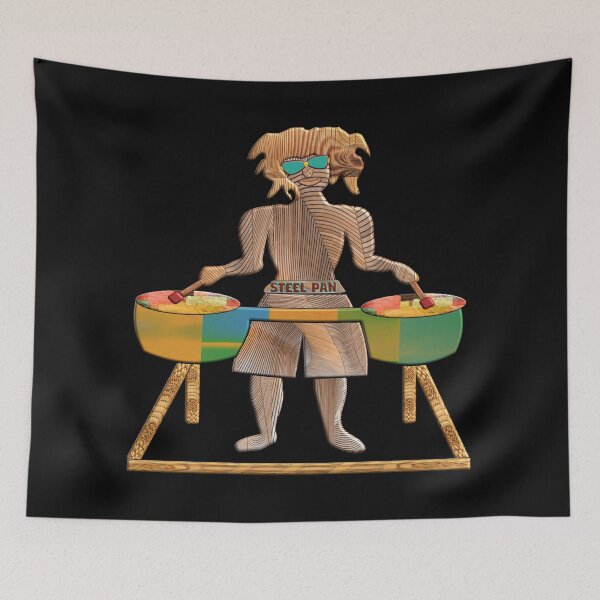 Item preview, COOL STEEL PAN PLAYER - STEEL BAND CALYPSO -  STEEL DRUM PLAYER - TRINIDAD AND TOBAGO CARNIVAL. designed and sold by Ralek.