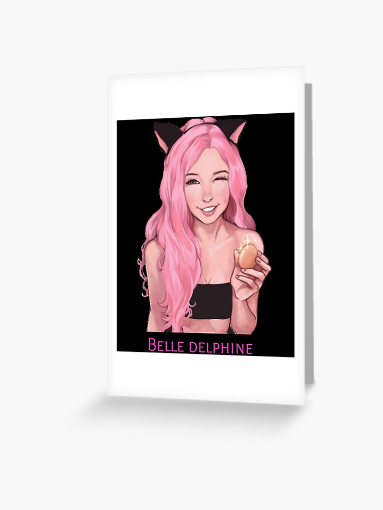 Belle Delphine Bath Water | Greeting Card