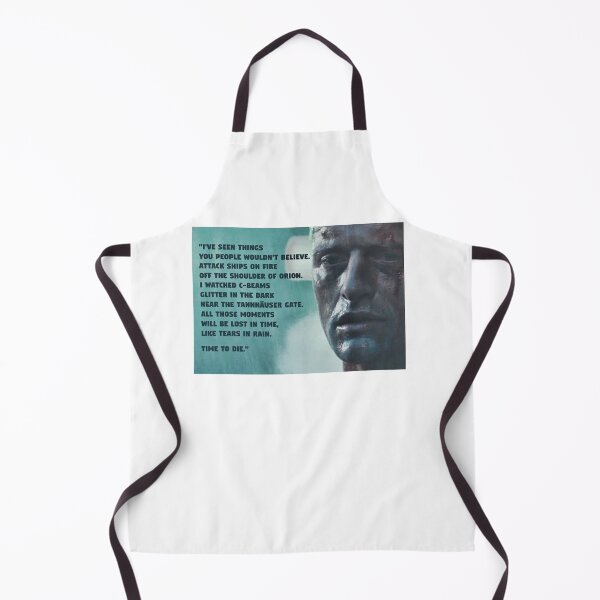 Item preview, Blade Runner, Rutger Hauer, Tears in Rain Monologue designed and sold by SilentVice.