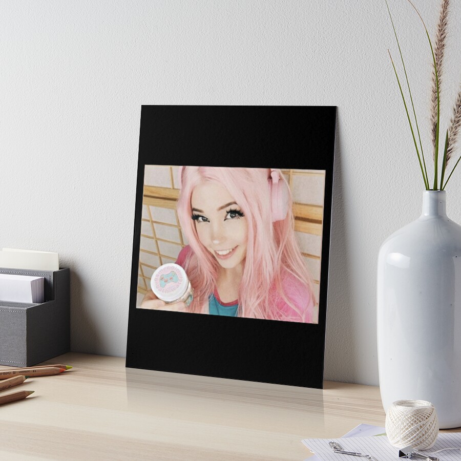 Belle Delphine Bath Water Art Board Print for Sale by Rainfalling