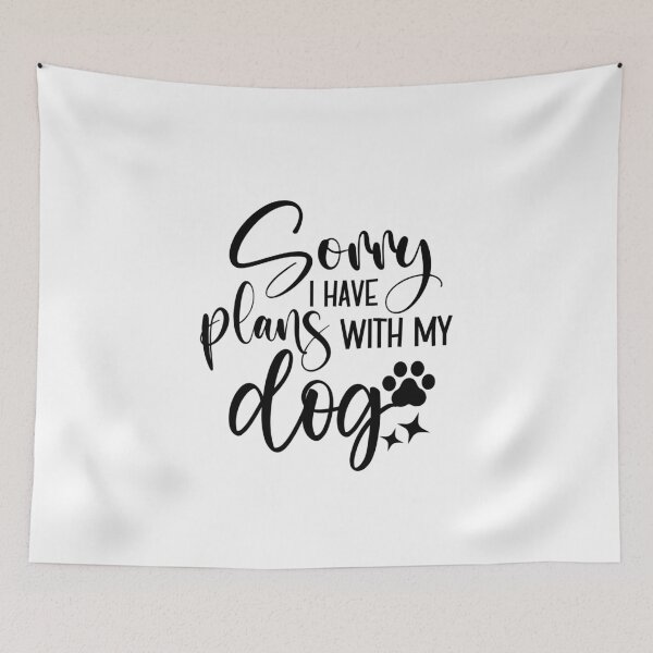 Item preview, Sorry I Have Plans With My Dog New Year Resolution Funny t-shirt  designed and sold by new-designstore.