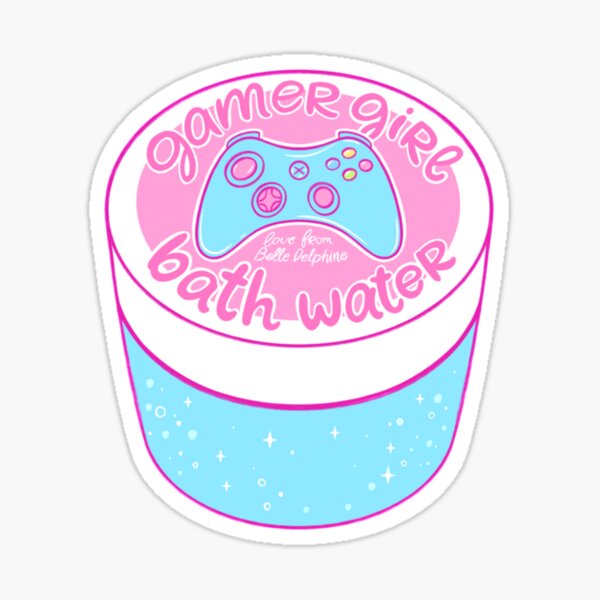 Belle Delphine Bath Water Gamer Girl Sticker For Sale By Nelith666