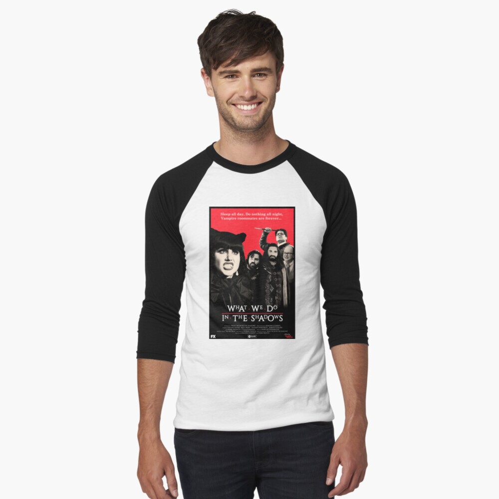 Aperçu de l'œuvre T-shirt baseball manches ¾ créée et vendue par Punchitgraphics.