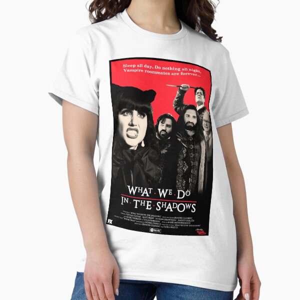 What We Do In The Shadows-Nadja, Laszlo, Nandor, Colin Robinson and Guillermo-Lost Boys Style Classic T-Shirt