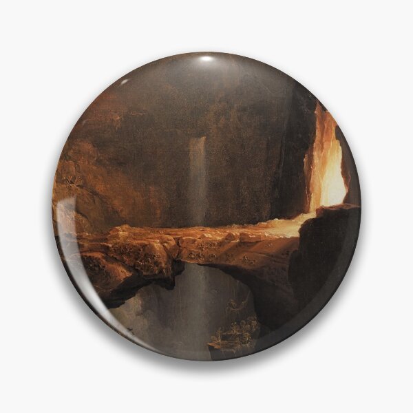 Item preview, Expulsion - Moon and Firelight (Thomas Cole) designed and sold by ArtHistorical.