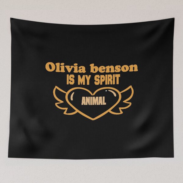 Item preview, Olivia Benson Is My Spirit Animal love heart color  designed and sold by RIDA LOUCHACHHA.