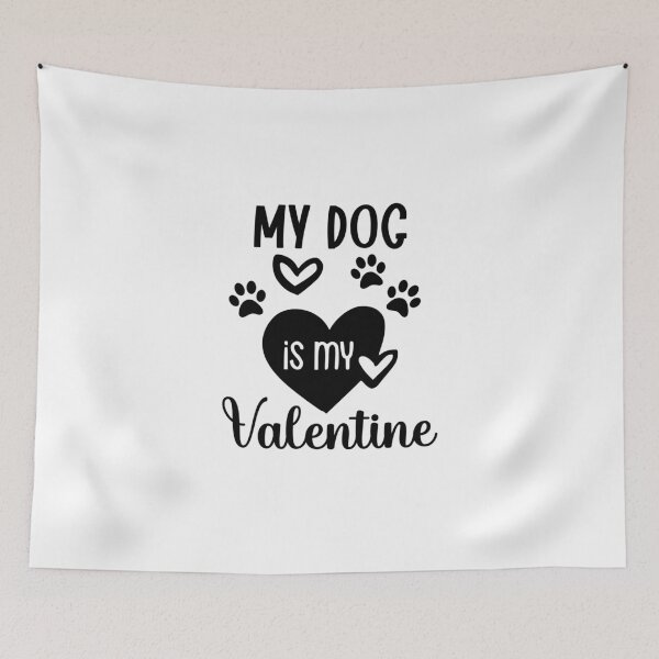 Item preview, My Dog Is My ValentineNew Year Resolution Funny t-shirt  designed and sold by new-designstore.