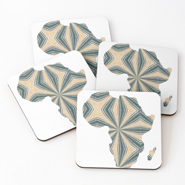 Item preview, African Continent with Ankara Print -  Colorful Patterns. designed and sold by NaniniDesigns.