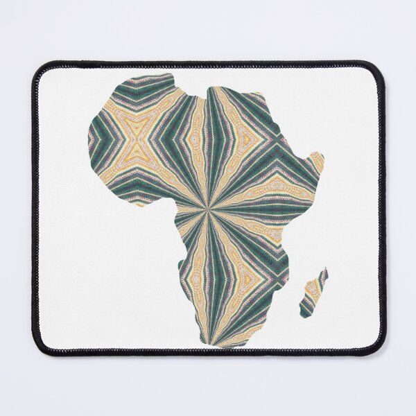 Item preview, African Continent with Ankara Print -  Colorful Patterns. designed and sold by NaniniDesigns.