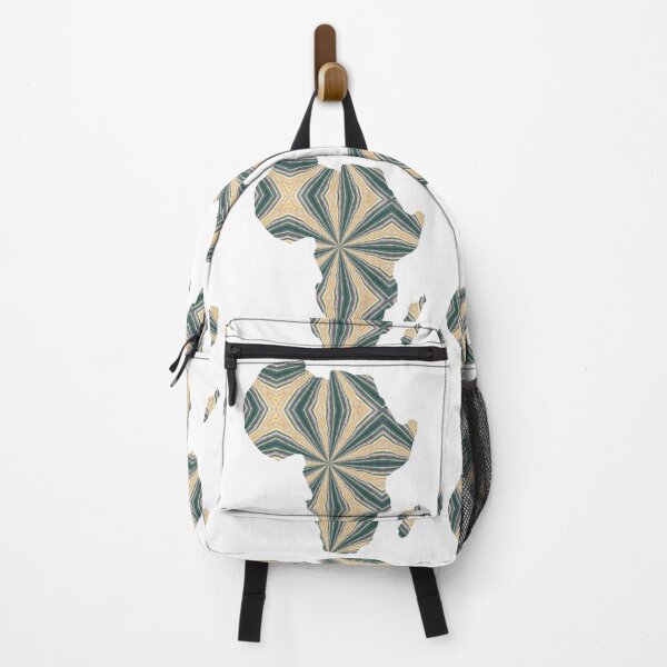 Item preview, African Continent with Ankara Print - Colorful Patterns. designed and sold by NaniniDesigns.