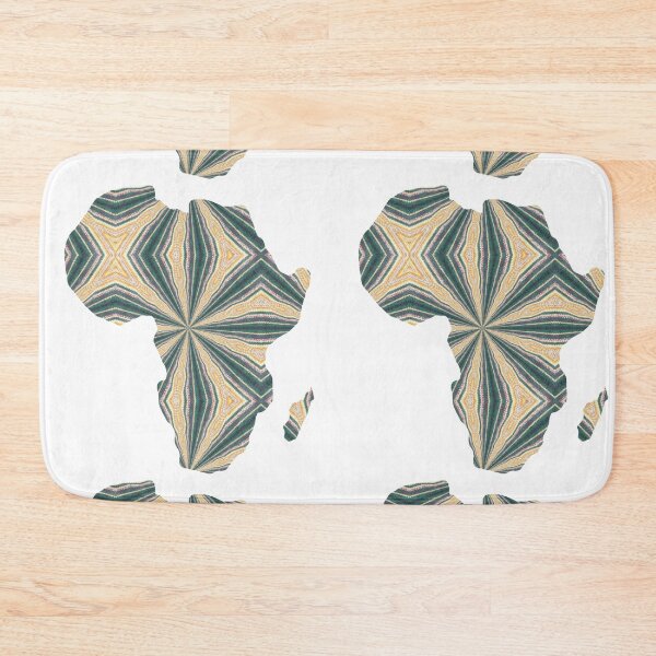 Item preview, African Continent with Ankara Print -  Colorful Patterns. designed and sold by NaniniDesigns.