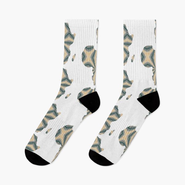 Item preview, African Continent with Ankara Print -  Colorful Patterns. designed and sold by NaniniDesigns.