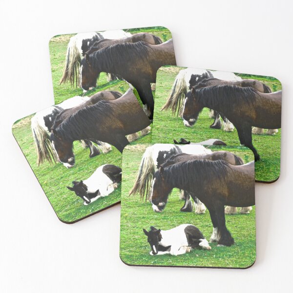 Item preview, Gypsy Vanner Horses in the Rain designed and sold by Shulie1.