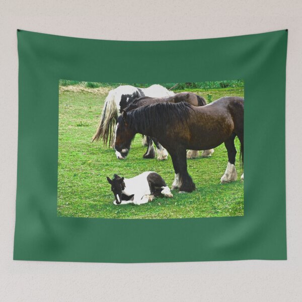 Item preview, Gypsy Vanner Horses in the Rain designed and sold by Shulie1.