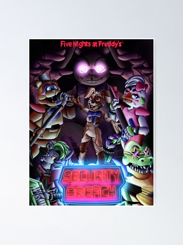 FNAF Security Breach Hoodie Five Nights at Freddy's Sweatshirt 2022 Cosplay  Pullover 