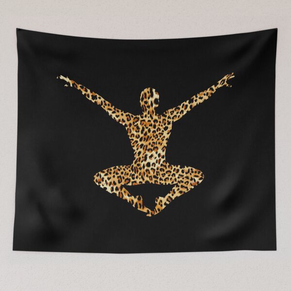 Item preview, CONTEMPORARY BALLET - LEOPARD CHEETAH TEXTURE - MALE DANCER SILHOUETTE designed and sold by KoolDsignsDANCE.