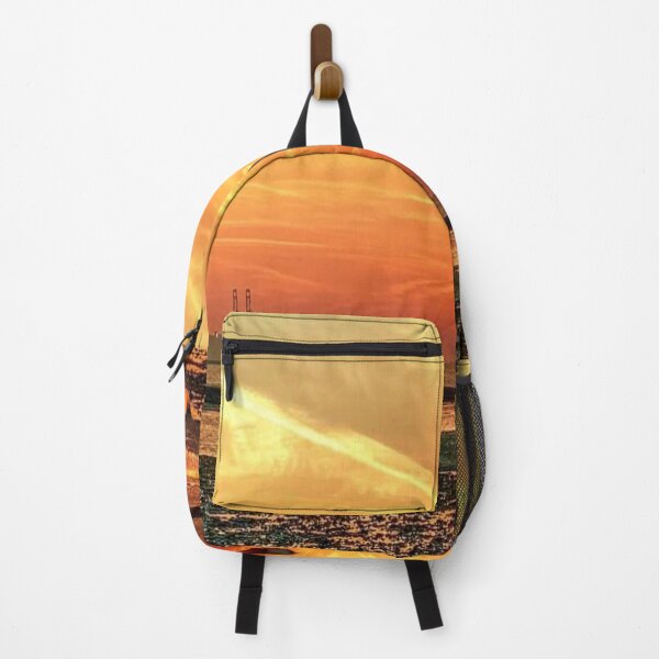Item preview, Lighthouse Seascape Low Tide against Sunset Fire Sky designed and sold by WearWolfDesigns.
