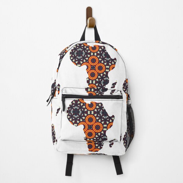 Item preview, African Continent with Ankara Print - Colorful Patterns. designed and sold by NaniniDesigns.