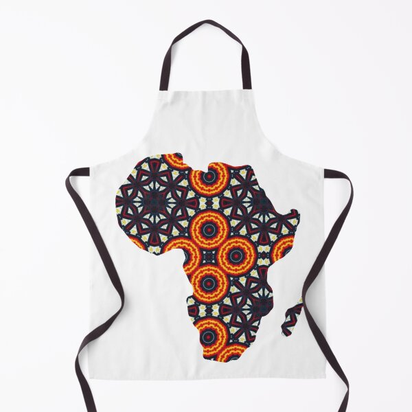 Item preview, African Continent with Ankara Print - Colorful Patterns. designed and sold by NaniniDesigns.