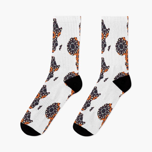 Item preview, African Continent with Ankara Print -  Colorful Patterns. designed and sold by NaniniDesigns.
